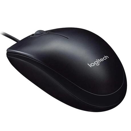 Logitech M90 USB 2.0 Ambidextrous Optical Wired Mouse with 1000 DPI Optical Tracking-0
