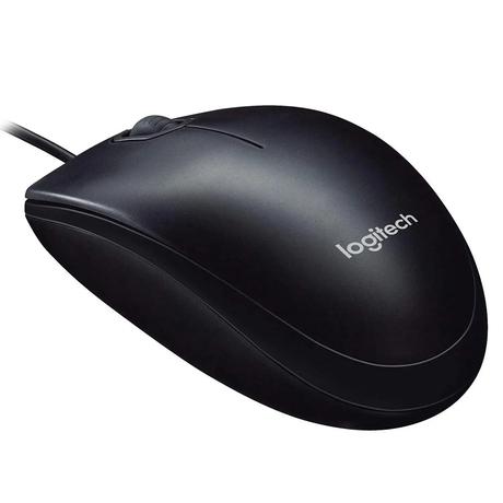 Logitech M90 USB 2.0 Ambidextrous Optical Wired Mouse with 1000 DPI Optical Tracking-0