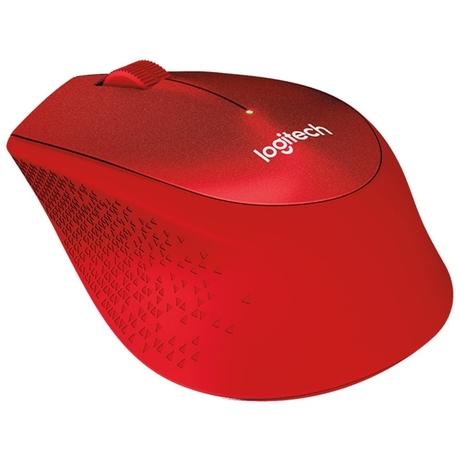 Logitech M331 Silent Plus Wireless Optical Mouse, Red-2