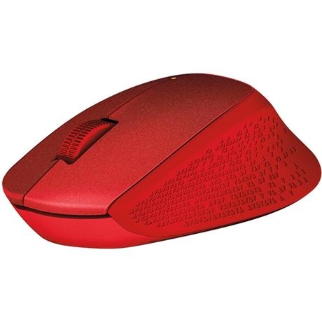 Logitech M331 Silent Plus Wireless Optical Mouse, Red-4