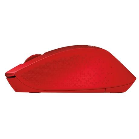 Logitech M331 Silent Plus Wireless Optical Mouse, Red-5