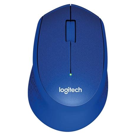 Logitech M331 Silent Plus Wireless Optical Mouse, Blue-0