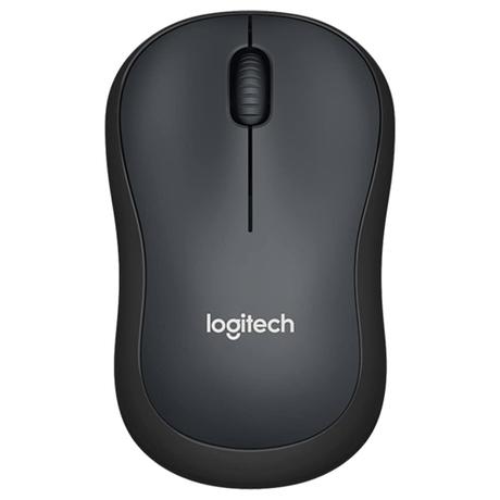 Logitech M221 Wireless Mouse, Silent Buttons, 2.4 GHz with USB Mini Receiver, 1000 DPI Optical Tracking, 18 Month Battery Life, Ambidextrous PC/Mac/Laptop - Charcoal Grey-0