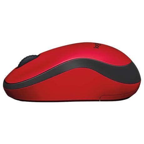 Logitech M221 Silent Wireless Optical Mouse, Red-2