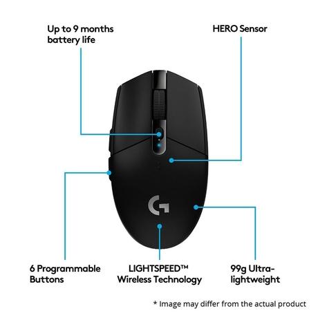 Logitech G Series G304 Lightspeed Wireless Gaming Mouse-5