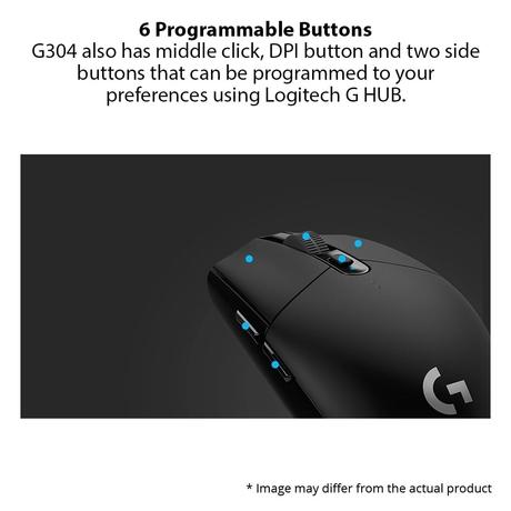 Logitech G Series G304 Lightspeed Wireless Gaming Mouse-6