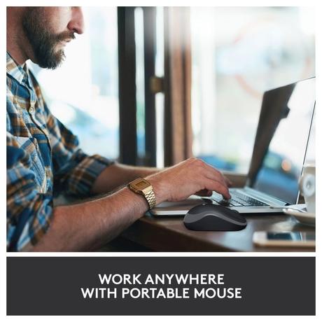 Logitech M186-GR Wireless Mouse-2