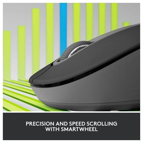 Logitech Signature M650-L Wireless Optical Mouse with Silent Click, Graphite-1