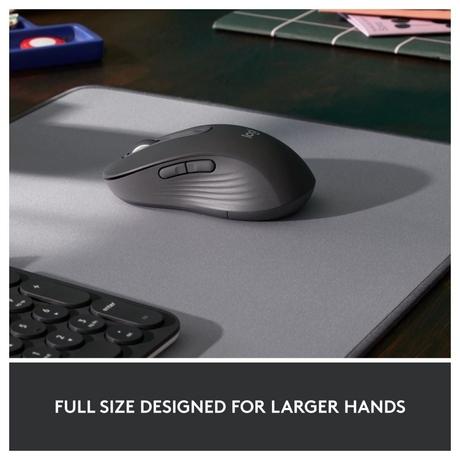 Logitech Signature M650-L Wireless Optical Mouse with Silent Click, Graphite-2