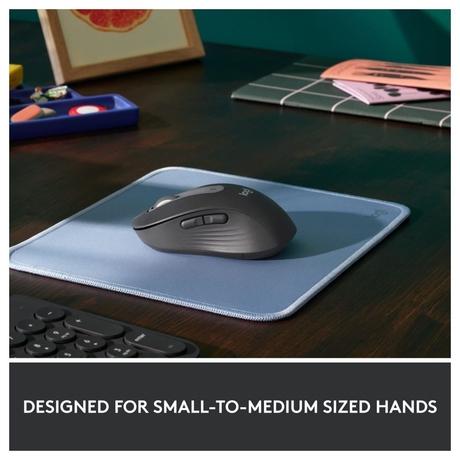 Logitech Signature M650 Wireless Optical Mouse with Silent Click, Graphite-2