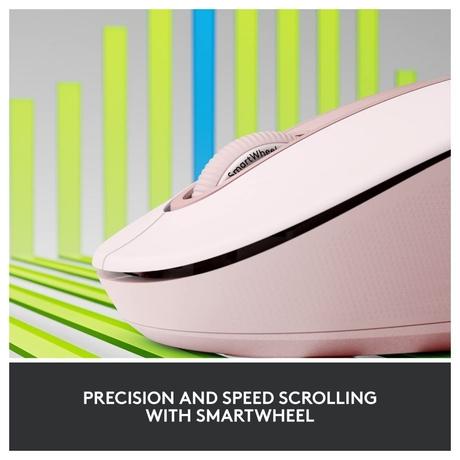Logitech Signature M650 Wireless Optical Mouse with Silent Click, Rose-1