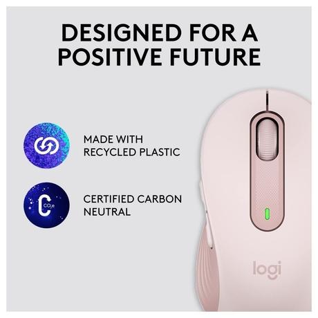 Logitech Signature M650 Wireless Optical Mouse with Silent Click, Rose-4