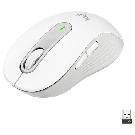 Logitech Signature M650 Wireless Optical Mouse with Silent Click, Off White-0