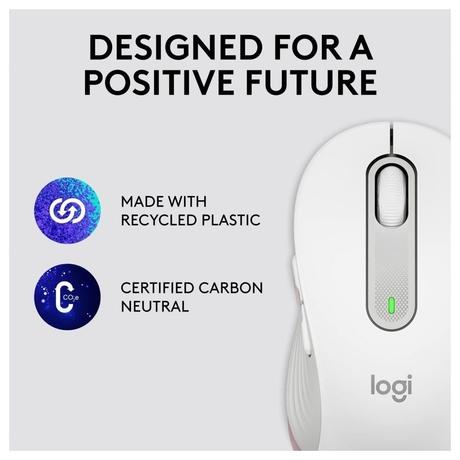 Logitech Signature M650 Wireless Optical Mouse with Silent Click, Off White-4