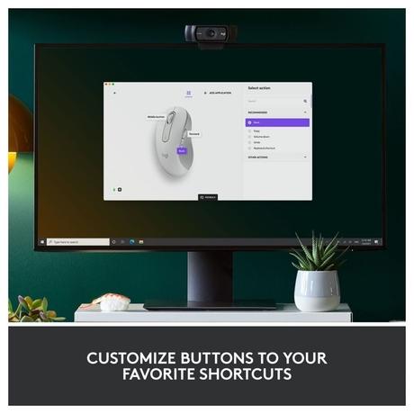 Logitech Signature M650 Wireless Optical Mouse with Silent Click, Off White-5