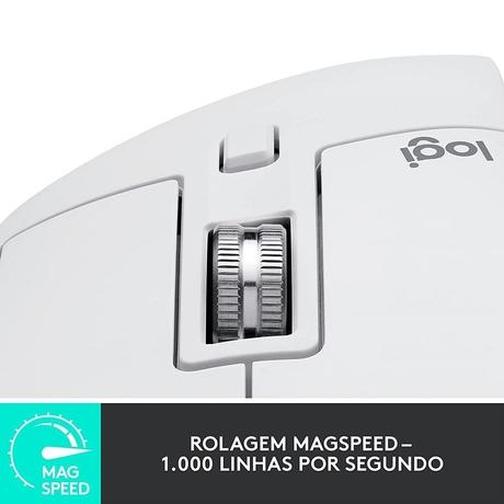 Logitech Mx Master 3S Wireless Optical Mouse, Pale Gray-3