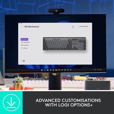 Logitech Master Series Mx Mechanical Wireless Keyboard-4