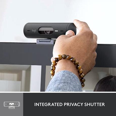 Logitech Brio 500 Full HD 1080p Webcam, Graphite-4