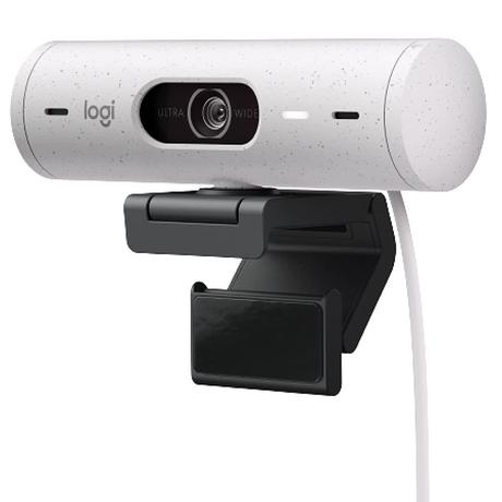 Logitech Brio 500 Full HD 1080p Webcam, White-0