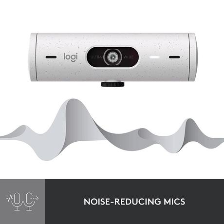 Logitech Brio 500 Full HD 1080p Webcam, White-3