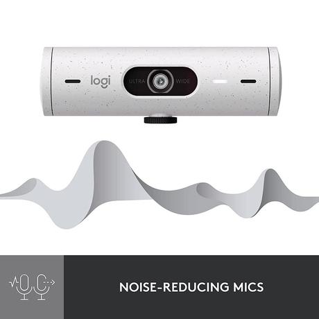Logitech Brio 500 Full HD 1080p Webcam, White-3