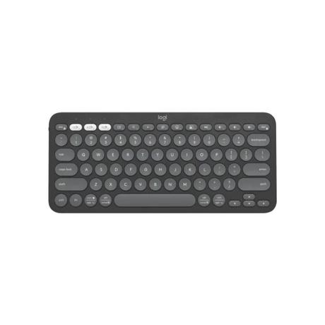 Logitech K380s Pebble Keys 2 Multi-Device Bluetooth Wireless Keyboard , Graphite-0