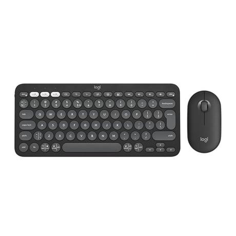 Logitech Pebble 2 Combo, Wireless Keyboard and Mouse, Tonal Graphite-0