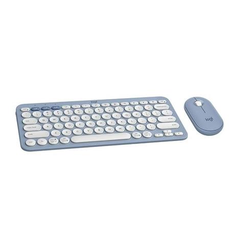 Logitech Pebble 2 Combo, Wireless Keyboard and Mouse, Tonal Blue-0