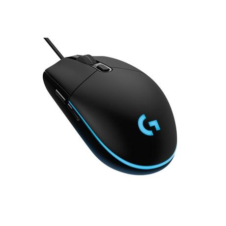 Logitech G203 USB Light Sync Wired Gaming Mouse with Customizable RGB Lighting, 6 Programmable Buttons, Gaming Grade Sensor, 8K DPI Tracking, 16.8 million Colour, Light Weight, Black-1