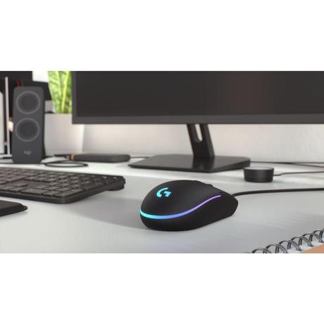 Logitech G203 USB Light Sync Wired Gaming Mouse with Customizable RGB Lighting, 6 Programmable Buttons, Gaming Grade Sensor, 8K DPI Tracking, 16.8 million Colour, Light Weight, Black-9
