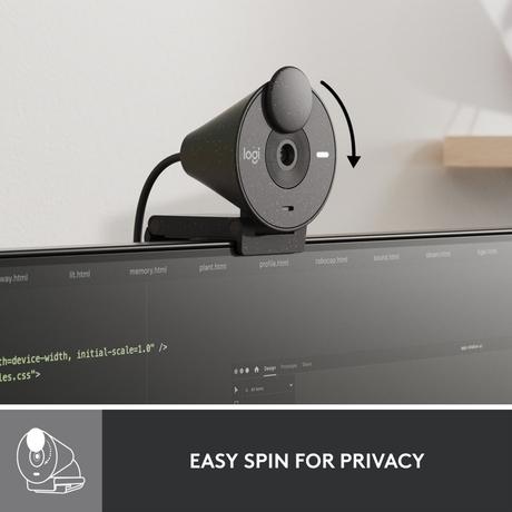 Logitech Brio 300 Web Camera, Graphite-4