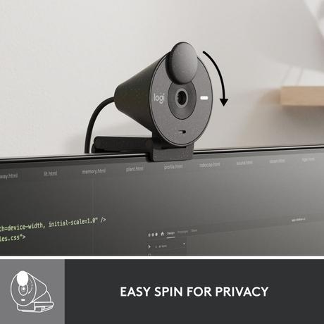 Logitech Brio 300 Web Camera, Graphite-4