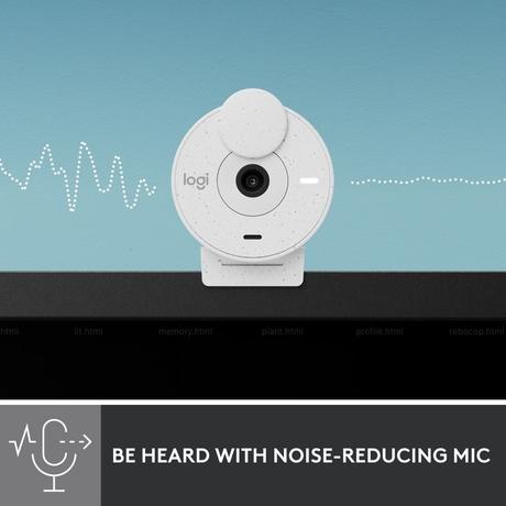 Logitech Brio 300 Web Camera, Off White-3