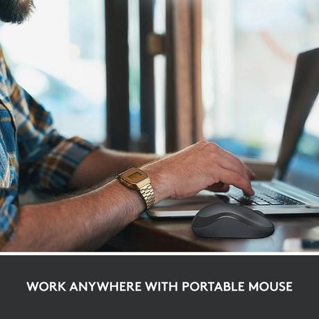 Logitech M220 Silent Wireless Mouse, Black-5