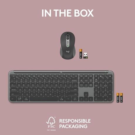 Logitech MK950 Bluetooth Wireless Keyboard & Mouse Combo-11
