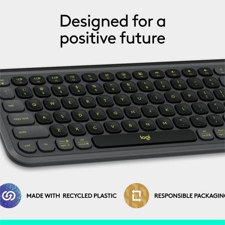 Logitech POP Icon Keyboard, Graphite-10