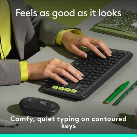 Logitech POP Icon Keyboard, Graphite-2