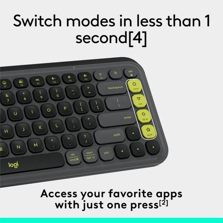 Logitech POP Icon Keyboard, Graphite-4