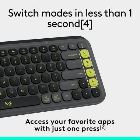 Logitech POP Icon Keyboard, Graphite-4