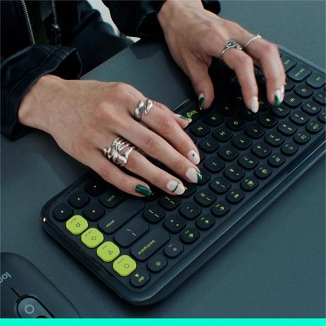 Logitech POP Icon Keyboard, Graphite-6