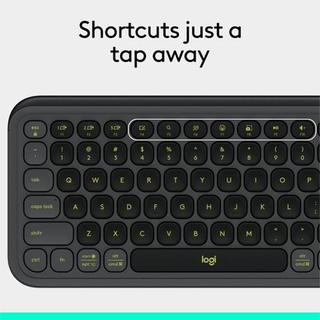 Logitech POP Icon Keyboard, Graphite-8