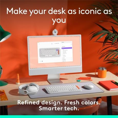 Logitech POP Icon Keyboard, Off White-1