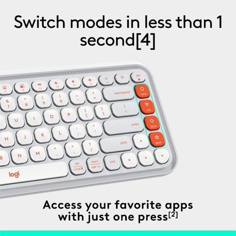 Logitech POP Icon Keyboard, Off White-4