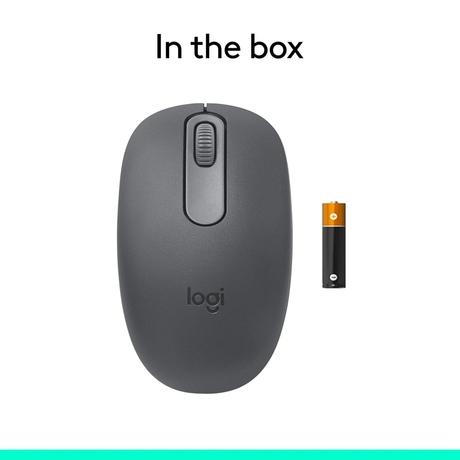 Logitech M196 Bluetooth Wireless Mouse, Graphite-8