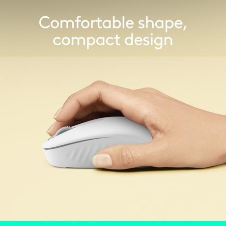 Logitech M196 Bluetooth Wireless Mouse, Off White-2