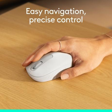 Logitech M196 Bluetooth Wireless Mouse, Off White-4