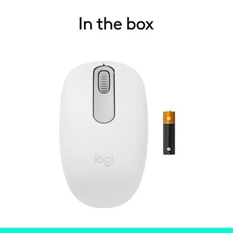 Logitech M196 Bluetooth Wireless Mouse, Off White-8