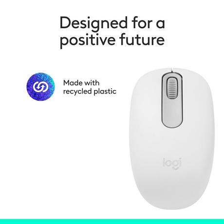 Logitech M196 Bluetooth Wireless Mouse, Off White-9