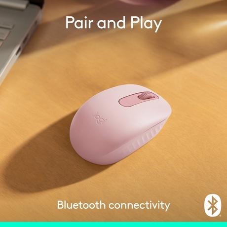 Logitech M196 Bluetooth Wireless Mouse, Rose-1