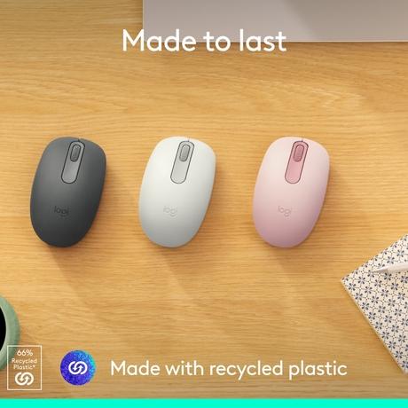 Logitech M196 Bluetooth Wireless Mouse, Rose-3